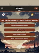 World War 1 Knowledge Test 스크린샷 5