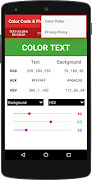 Color Code Picker : HTML RGB HEX Color Code स्क्रीनशॉट 4