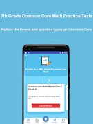 Grade 8 Common Core Math Test  screenshot 1