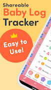 PiyoLog: Rastreador de Bebê Cartaz