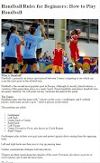 How to Play Handball screenshot 1