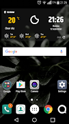 Simple weather & clock widget screenshot 1