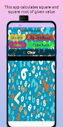 Square, Cube & Root calculator captura de pantalla 3