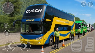 Sim kendaraan mengemudi mobil syot layar 3