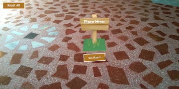 Ar core puzzle game: Cubes - E Plakat