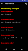 Nmap Tutorial Offline تصوير الشاشة 3