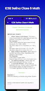 ICSE Selina Class 6 Math capture d'écran 2