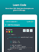برنامه‌نما Java Programs عکس از صفحه