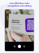 Toolza Business Card Scanner capture d'écran 7