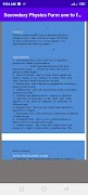 برنامه‌نما Physics notes: form 1 to 4 عکس از صفحه