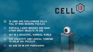 CELL 13 - Physics Puzzle 스크린샷 1