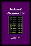 1 Schermata Luck meter