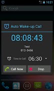 1 Schermata Auto Wake-up call