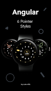 برنامه‌نما Angular - Minimal Watch Face عکس از صفحه