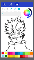 Manga Coloring Book পোস্টার