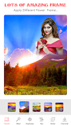 Sunset Photo Frame الملصق