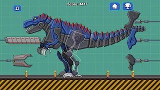 Robot Dino T-Rex Attack скриншот 1