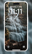 Waterfall Lockscreen captura de pantalla 7