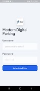 Modern Digital Parking poster