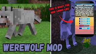 Werewolf Mod For Minecart PE plakat