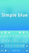 Blue Gradient Klavye Teması Ekran Görüntüsü 4