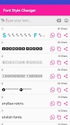 برنامه‌نما Font Style Changer For Android عکس از صفحه