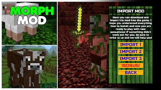 Morph Mod for Minecraft PE скриншот 3