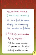 Vedic Maths - Multiplication 7 poster