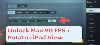 5 Schermata Epic gfx tool 90 FPS PUBG