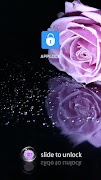 AppLock Theme Purple Rose screenshot 2