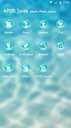 Pure Water-APUS Launcher theme скриншот 2