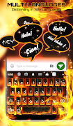 Burning Keyboard Wallpaper HD 스크린샷 2