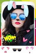 برنامه‌نما Photo face camera filter عکس از صفحه