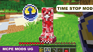 Time stop mod for Minecraft PE imagem de tela 1