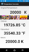 Convertidor de temperatura captura de pantalla 2