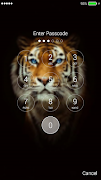 برنامه‌نما Tiger 3D Lock Screen عکس از صفحه