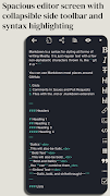 Markdown editor - PocketMark ảnh chụp màn hình 2
