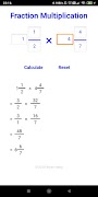 Fraction Multiplication screenshot 3