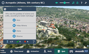 Acropolis educational 3D scene screenshot 5