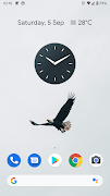 Clean Clock Widget स्क्रीनशॉट 2