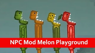 برنامه‌نما NPC Mod Melon Playground عکس از صفحه