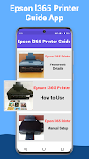 Epson L365 Printer Guide App capture d'écran 1