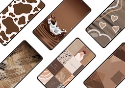 Brown Aesthetic Wallpaper screenshot 1