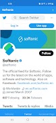 برنامه‌نما Softonic عکس از صفحه