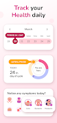 Period Tracker and Calendar ảnh chụp màn hình 3