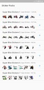 Super Bike Stickers ภาพหน้าจอ 4
