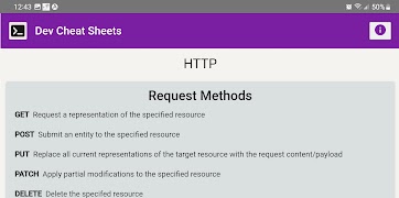 Dev Cheat Sheets syot layar 7