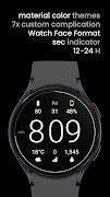 Simple Digital Watch Face تصوير الشاشة 3
