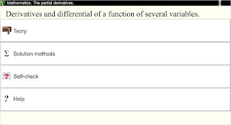 Partial derivatives. Math Plakat