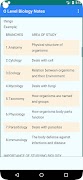 پوستر Biology O Level Notes